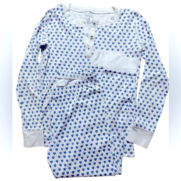 Roller Rabbit Kids Pajama Set - Blue Hearts - Picture 1 of 5